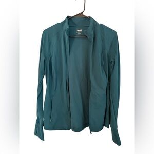 Avia Women’s Teal Full-Zip Active Jacket Medium